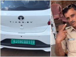 गजब है! इलेक्ट्रिक कार का 'धुआं' ढूंढ लाई नागौर पुलिस, बहस हुई तो ठोक दिया 1500 का जुर्माना