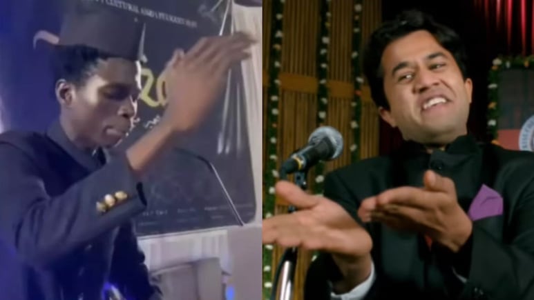 'अलीगढ़ के चतुर': AMU में अफ्रीकी छात्र की हिंदी स्पीच ने मचाया गदर, वादे सुनकर पेट पकड़ लेंगे आप!