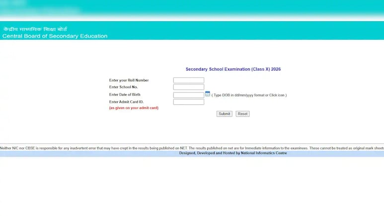 CBSE Class 10 Result 2026 Out: 93.70% Per Cent Students Pass, Download Link Here