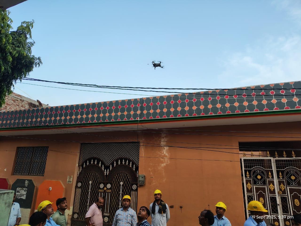 ड्रोन से बिजली चोरी का पता लगाया गया