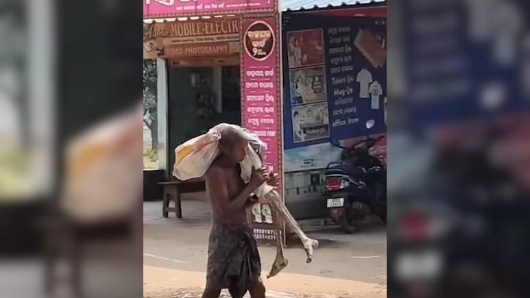 Unbelievable! In Odisha, Man Carries Sister's Skeleton To Bank To Claim Rs 19,300 Balance &mdash; Video