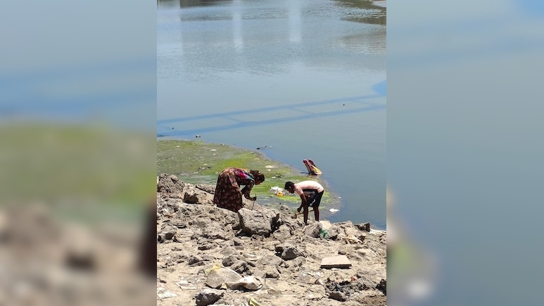 Sabarmati's Flow Halted For Repairs, Sparking An Unprecedented 'Gold Rush'