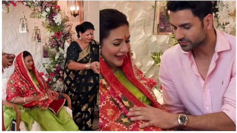 Divyanka Tripathi Baby Shower: दिव्यांका त्रिपाठी की गोदभराई में पहुंचे टीवी के सितारे, पति विवेक दहिया ने लुटाया प्यार, फोटो वायरल