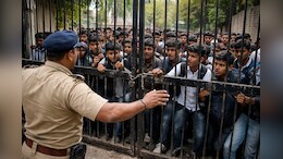 &nbsp;'NDA परीक्षा के दौरान समय से पहले ही गेट कर दिया गया बंद', इतने छात्र एग्जाम देने से रह गए वंचित