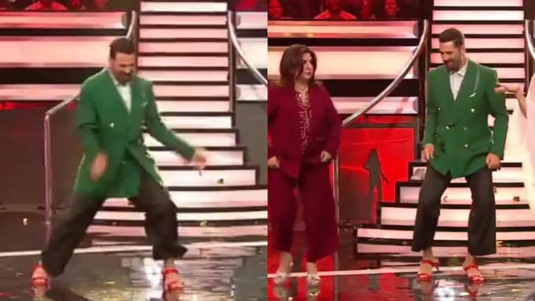 Viral Video: 'Scared' At First, Akshay Kumar Dances In Red Heels To <i>Laal Pari</i>
