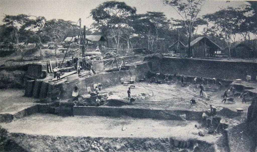 Shinkolobwe mine in the Katanga region of the Democratic Republic of the Congo. 