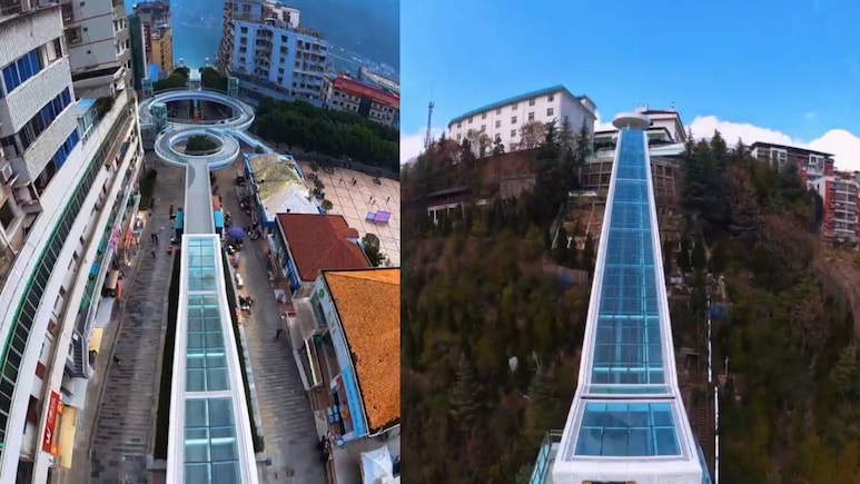 China Now Has The World's Longest Outdoor Escalator That Takes You Up 80 Floors