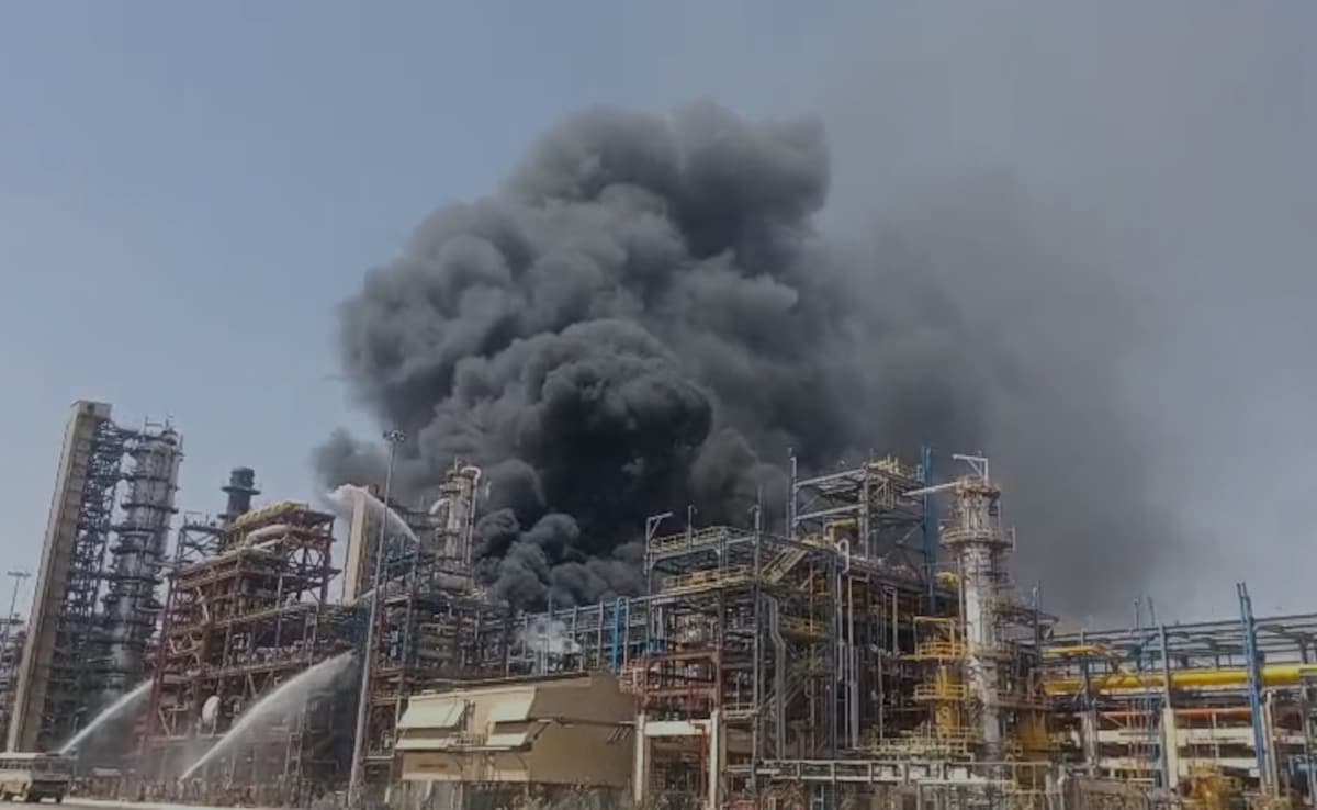 Video: Fire At Rajasthan Refinery Day Before Its Inauguration By PM Modi