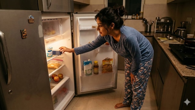 Late, heavy meals can lead to sugar spikes
