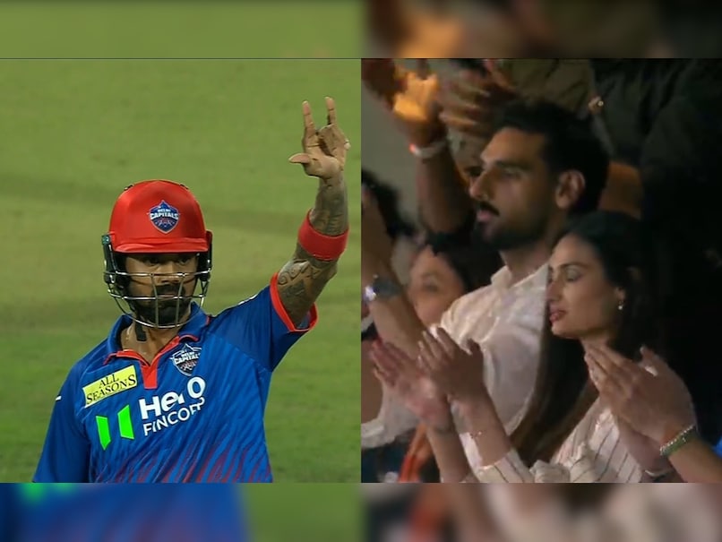 Athiya Shetty's Reaction Says It All As KL Rahul Roars Back To Form With Classy 50 For DC vs GT