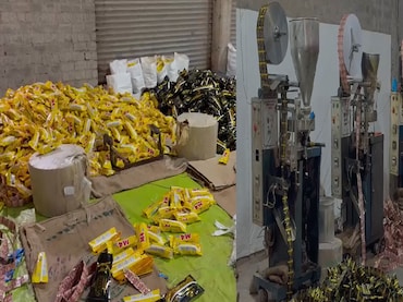 दुर्ग में अवैध गुटखा फैक्ट्री का भंडाफोड़, &lsquo;मुसाफिर&rsquo; और &lsquo;M4&rsquo; पर शिकंजा; लाखों का माल जब्त, फैक्ट्री मालिक फरार