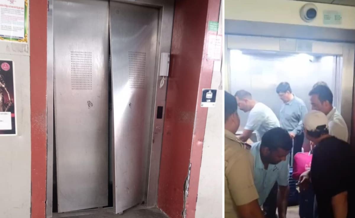 नवी मुंबई: पनवेल रेलवे स्टेशन पर लिफ्ट गिरी, 10 मिनट तक फंसे रहे चार यात्री, रेस्क्यू टीम ने निकाला बाहर