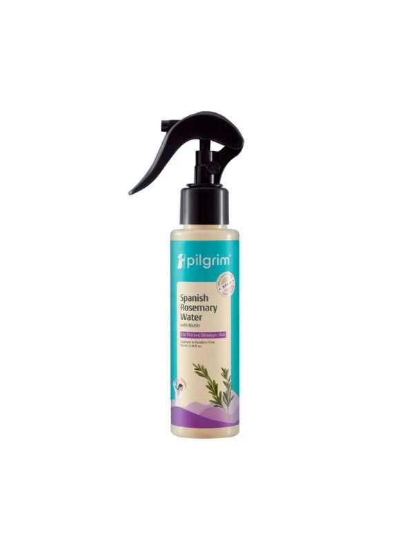 Click here to buy Pilgrim Spanish Rosemary Water With Biotin For Thicker Stronger Hair