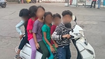 Bengaluru Photo Of Six Children On A Scooter Triggers Road Safety Debate