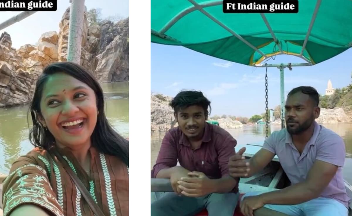 'मगरमच्छ देखना है तो बाजू वाले को फेंक दो'...जबलपुर के भेड़ाघाट वाले इस गाइड की बातें सुन नहीं रुकेगी हंसी