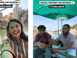 'मगरमच्छ देखना है तो बाजू वाले को फेंक दो'...जबलपुर के भेड़ाघाट वाले इस गाइड की बातें सुन नहीं रुकेगी हंसी