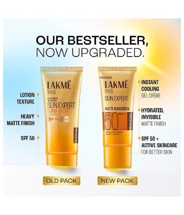 Click here to buy: Lakme Sunscreen SPF 50