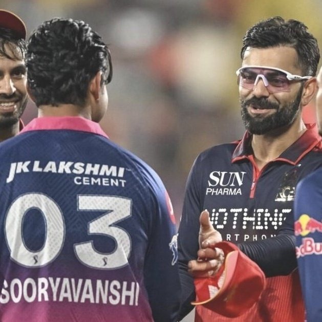 Virat's Gesture For Sooryavanshi After 15-Year-Old's Stunning Knock vs RCB