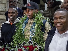 Marathon Record Breaker Sabastian Sawe Receives Heroic Welcome In Kenya