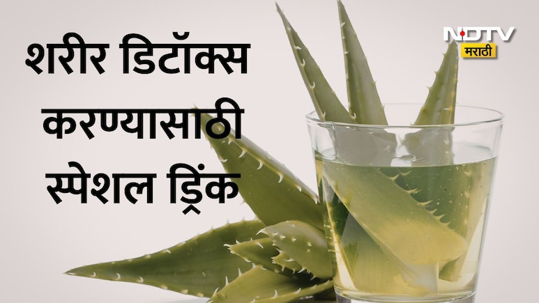 Aloe Vera Detox Drink : उन्हाळ्यात शरीर डिटॉक्स करण्यासाठी कसे तयार करावे अ&zwj;ॅलोव्हेरा ड्रिंक? वाचा सोपी पद्धत