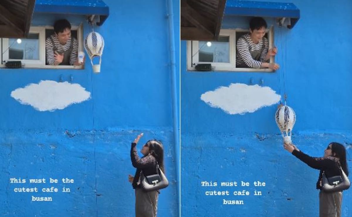 Watch: At This Viral Cafe, Your Coffee Is Flown Down In An Air Balloon