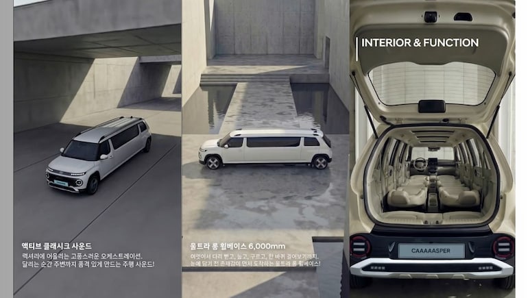 Hyundai Turns Tiny Casper Electric Into A Lounge Limo, But There's A Catch