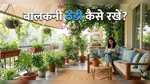 बिना पंखे के बालकनी ठंडी कैसे रखें? जानें देसी जुगाड़!