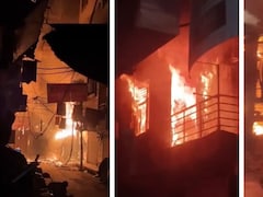 दिल्ली: लक्ष्मी नगर के रिहायशी इलाके में ट्रांसफार्मर में लगी आग, चार इमारतें जलीं, 14 फ्लैट आए चपेट में