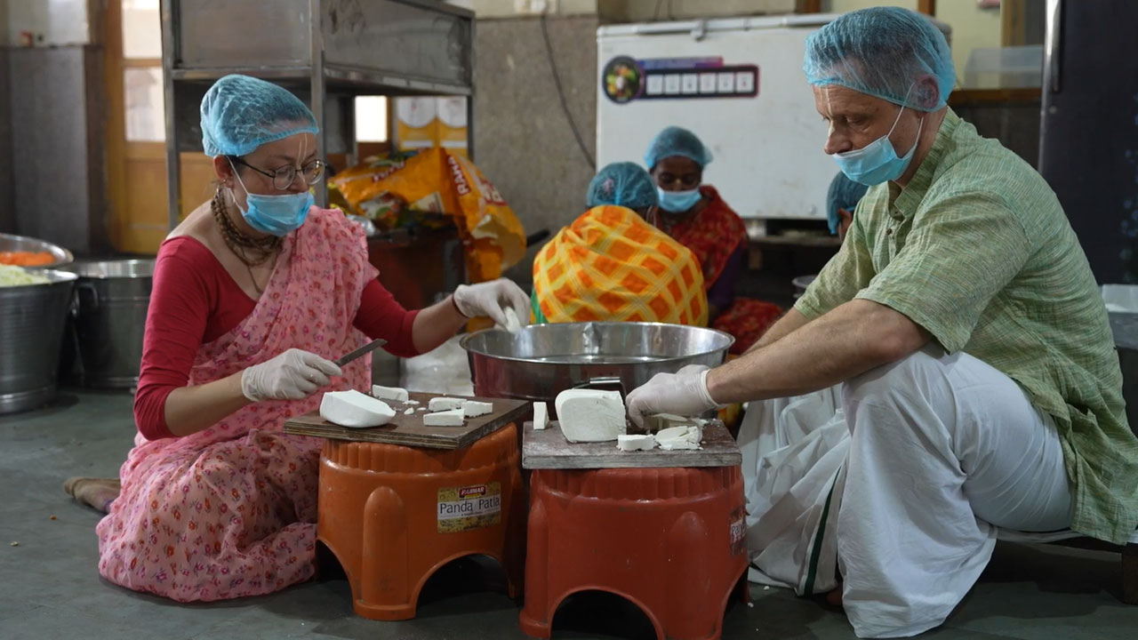 Inside ISKCON Vrindavan's Sacred Kitchen: Serving Devotion in Every Meal