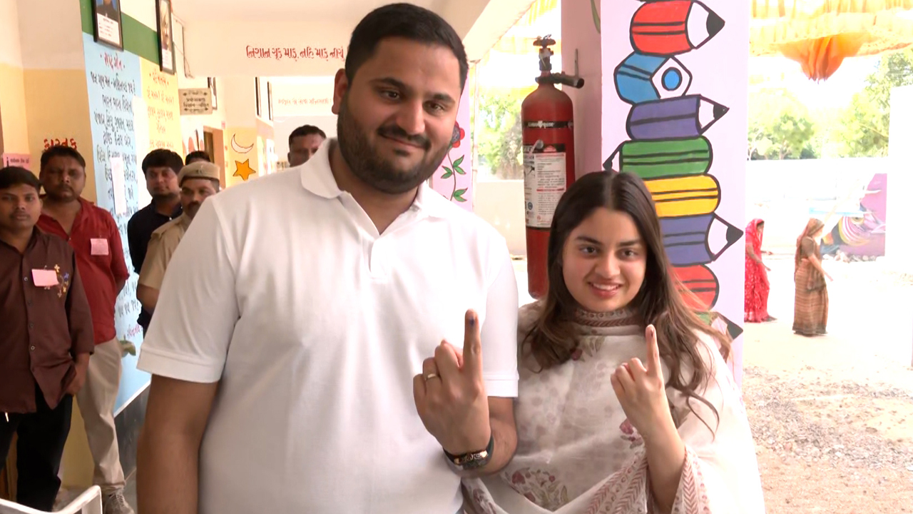 Adani Family Casts Votes As Local Body Polling Begins In Gujarat