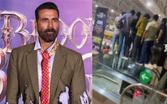 Watch: Crowd Goes Berserk, Climbs Escalator Handrail To See Akshay Kumar