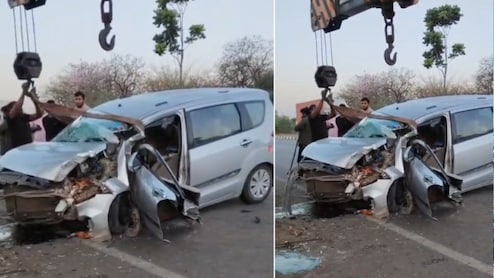Mauganj Road Accident: मऊगंज में भीषण सड़क हादसा, चार की मौत, 9 लोग घायल