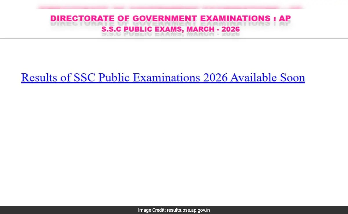 Andhra Pradesh SSC Result 2026 Releasing Today At 11 AM, Check Official Websites Here