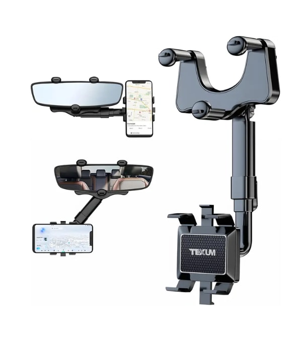 Click here to buy: TEXUM Car Mobile Holder for Clip (Black)