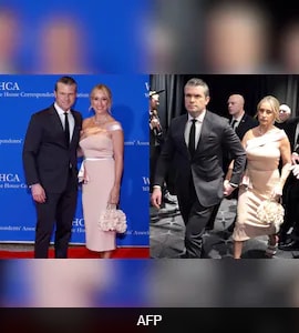 jennifer hegseth pink dress Troll blasted for attacking Pete Hegseth's wife over her $42 WHCD gown from Shein