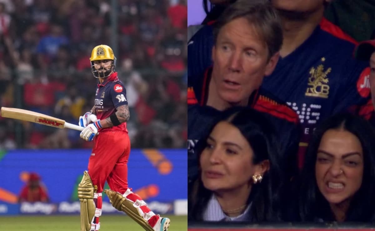 Video: विराट कोहली 49 रन पर हुए आउट, अनुष्का शर्मा ने पकड़ लिया माथा, रिएक्शन ने लूटी महफिल