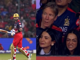 Video: विराट कोहली 49 रन पर हुए आउट, अनुष्का शर्मा ने पकड़ लिया माथा, रिएक्शन ने लूटी महफिल