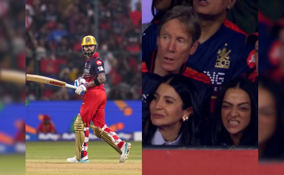 Anushka Sharma Reacts As Virat Kohli Misses 66th IPL Half-century By Just 1 Run For RCB In IPL 2026 Game vs LSG. Watch