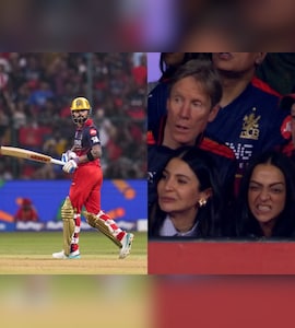 Anushka Sharma Reacts As Virat Kohli Misses 66th IPL Half-century By Just 1 Run For RCB In IPL 2026 Game vs LSG. Watch
