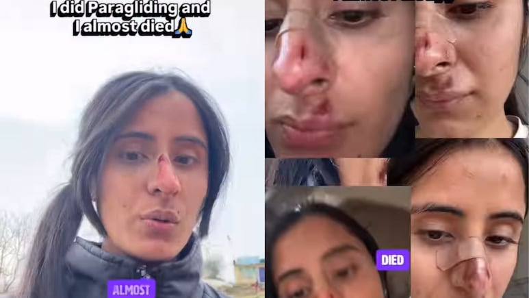 Woman Goes Paragliding In Bir Billing, Lands With Broken Nose In Viral Video