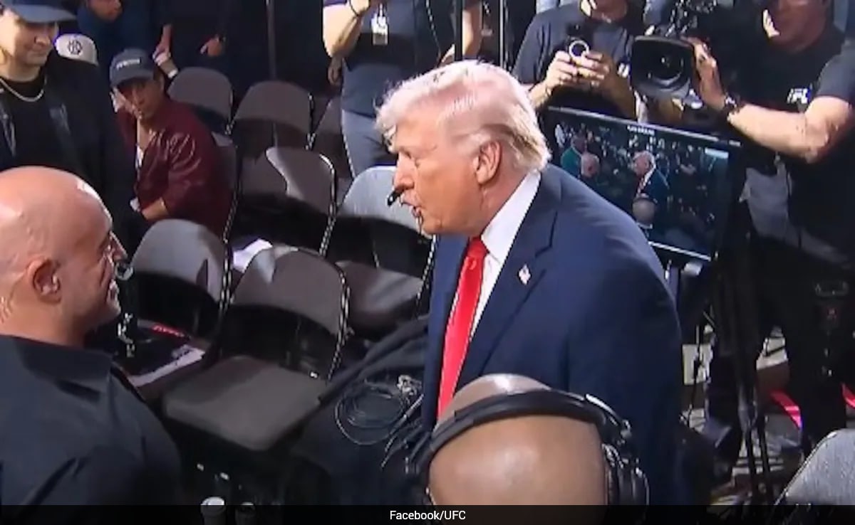 Trump Watched Fist Fights At UFC As US, Iran Wrestled At Peace Talks