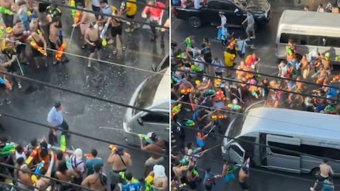 Viral Video: Thailand Police Arrest 7 Tourists For Misbehaviour In Phuket