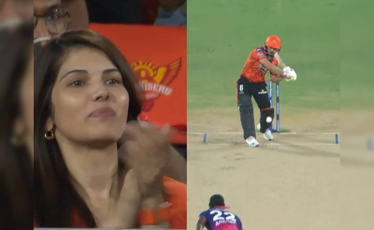 SRH Owner Kavya Marans Reaction Says It All As Ishan Kishan Smashes Jofra Archer For Huge Six On Way To 91. Watch