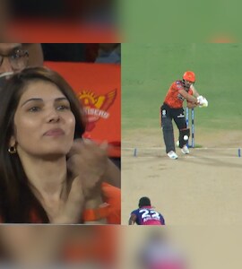 SRH Owner Kavya Marans Reaction Says It All As Ishan Kishan Smashes Jofra Archer For Huge Six On Way To 91. Watch