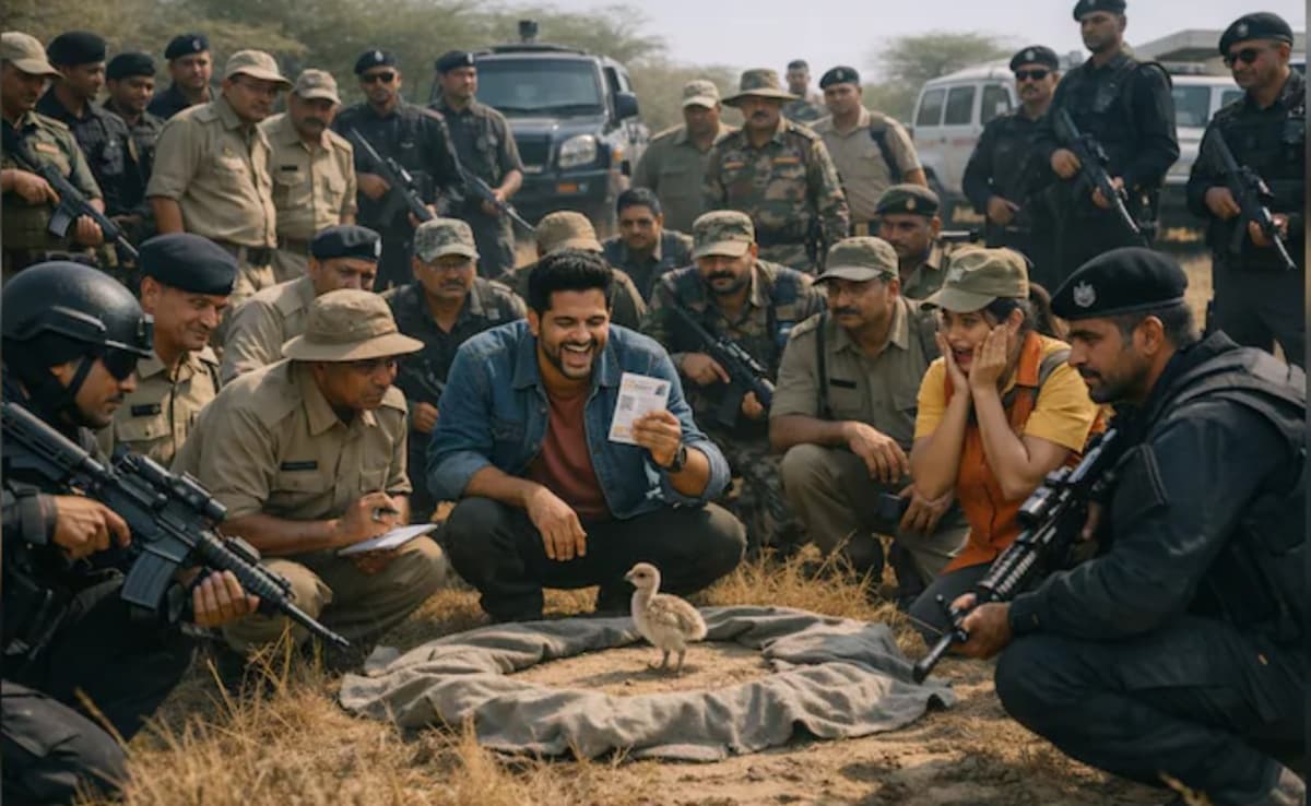 Meet India's Most Protected Newly Hatched Bird. Tiny Life Guarded Like A VIP By 50 Officials