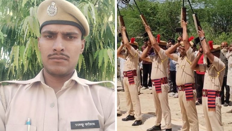 सीकर: राजस्थान पुलिस के जवान का निधन, गार्ड ऑफ ऑनर के साथ दी अंतिम सलामी