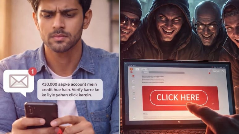 'आपके अकाउंट में ₹30,000 क्रेडिट हुए हैं'... क्या आपके पास भी आया है ऐसा मैसेज? किसी भी लिंक पर क्लिक करने से पहले जान लें ये जरूरी बात