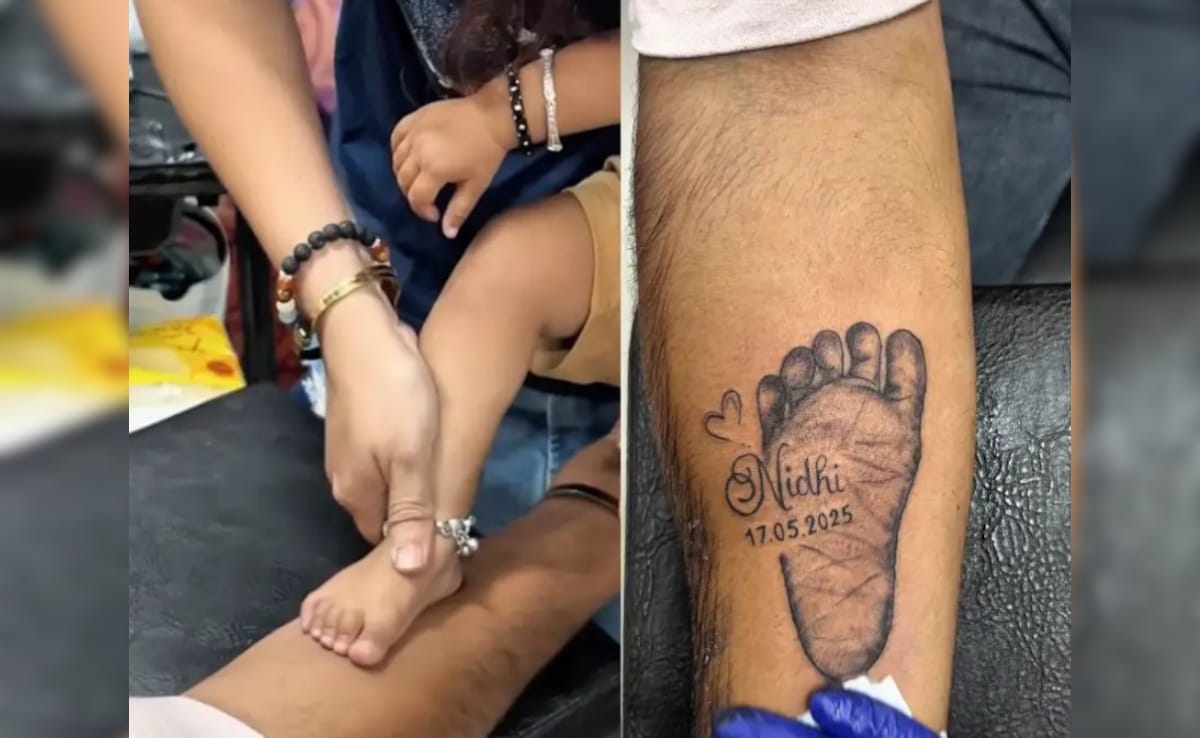 28 करोड़ लोगों ने देखा बाप की ममता का ये रूप, बेटी के कदमों को हाथ पर सहेज कर बन गया 'वर्ल्ड बेस्ट डैड'