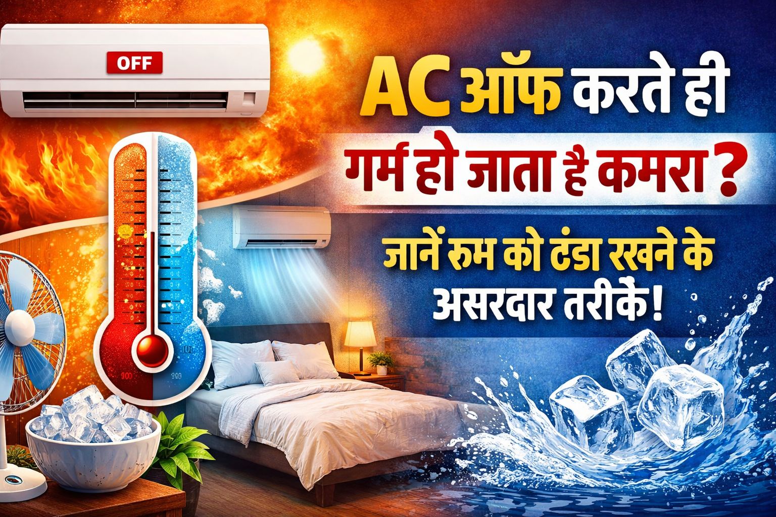 AC ऑफ करते ही रूम हो जाता है गरम? जानिए रूम को देर तक ठंडा रखने के टिप्स