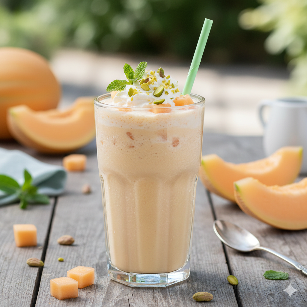 Stay Cool This Summer With Muskmelon Milkshake